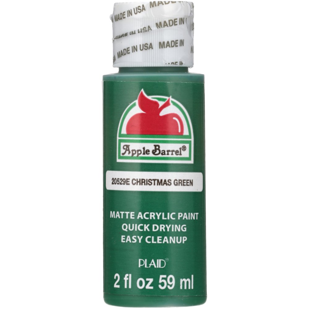 Apple Barrel 20529EX Matte Acrylic Craft Paint, Christmas Green, 2 fl