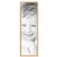 thumbnail image 2 of ArtToFrames 12" x 38" Red Oak Wood Picture Frame, 12x38 inch Brown Wood Poster Frame (WOM-4878),  Pack, 2 of 7
