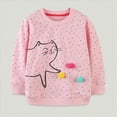 thumbnail image 2 of Hessimy Infant Toddler Girl Thermal Underwear T-Shirt Pullover Sweater Tops Baby Solid Tees Shirt for Spring Autumn Winter (Pink,4 Years), 2 of 6