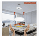 thumbnail image 3 of Lámpara De Techo Led Decorativa Tipo Plafón color blanco, 3 of 4