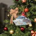 thumbnail image 2 of Navidad Decoración De Madera Camión Barco De Vapor Excavadora Camión De Bomberos Jeep Colgante Colgante Para Vacaciones Familiares Regalo De Fiesta De Navidad Eigraketly HA040840-09, 2 of 6