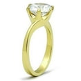 thumbnail image 4 of Bague en Acier Inoxydable avec Grade AAA CZ Transparent pour Femmes Style Pierre Claire TK1406 Taille 10, 4 of 4