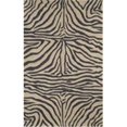 thumbnail image 1 of Liora Manne RVL71203348 Ravella 2033-48 Zebra Black 7.5 x 9.5 Ft. Wool Rugs, 1 of 1