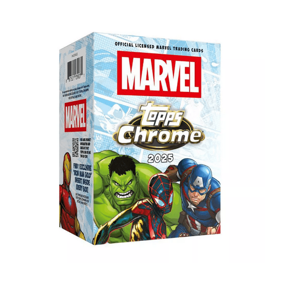 2025 Topps Chrome Marvel Trading Card Value Box