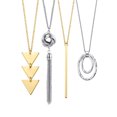thumbnail image 1 of Minnieouse 4 piezas de collares largos para mujer, colgante chapado geométrico, círculo, triángulo, barra, borla, dijes, suéter, clavícula, regalos Ropa, zapatos y accesorios Miscelánea Minnieouse AP009173-00B, 1 of 5