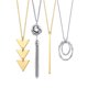 thumbnail image 1 of Collares largos Minnieouse para mujer colgante geométrico 4 piezas, 1 of 5