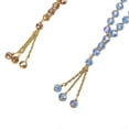 thumbnail image 2 of 2 Pack Mini Champagne Blue Prayer Beads, 33 Beads, Muslim Tasbih with Sapcer Beads, for Daily Decoration, Gift, 2 of 3