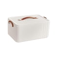 thumbnail image 4 of Bunblic Portable Medical Box Container Large Capacity Practical Sleek Lidded First Aid Case Emergency Storage Box for Drom Car Travel 1 Layer, 4 of 8