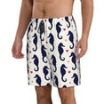 thumbnail image 2 of Naloa Seahorses and Hearts Men's Beach Shorts, Surfing shorts, Swim trunks, Quick Dry Swim Trunks for Surfing Beach Fun - XX-Large, 2 of 9