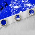 thumbnail image 4 of Feelyou Christmas Tree Kids Curtains Pack of 2 (42x84 Each), Magic Jungle Reindeer Curtains Blackout, Glitter Xmas Stars Print Bedroom Curtains, Window Curtains Decor, 4 of 6