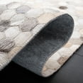 thumbnail image 5 of SAFAVIEH Studio Leather Jampa Geometric Runner Rug, Ivory/Grey, 2'3" x 8', 5 of 8