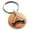 Rose, variant on Stainless Steel Letter A Initial 3D Monogram Engraved Small Medallion Circle Charm Keychain Keyring
