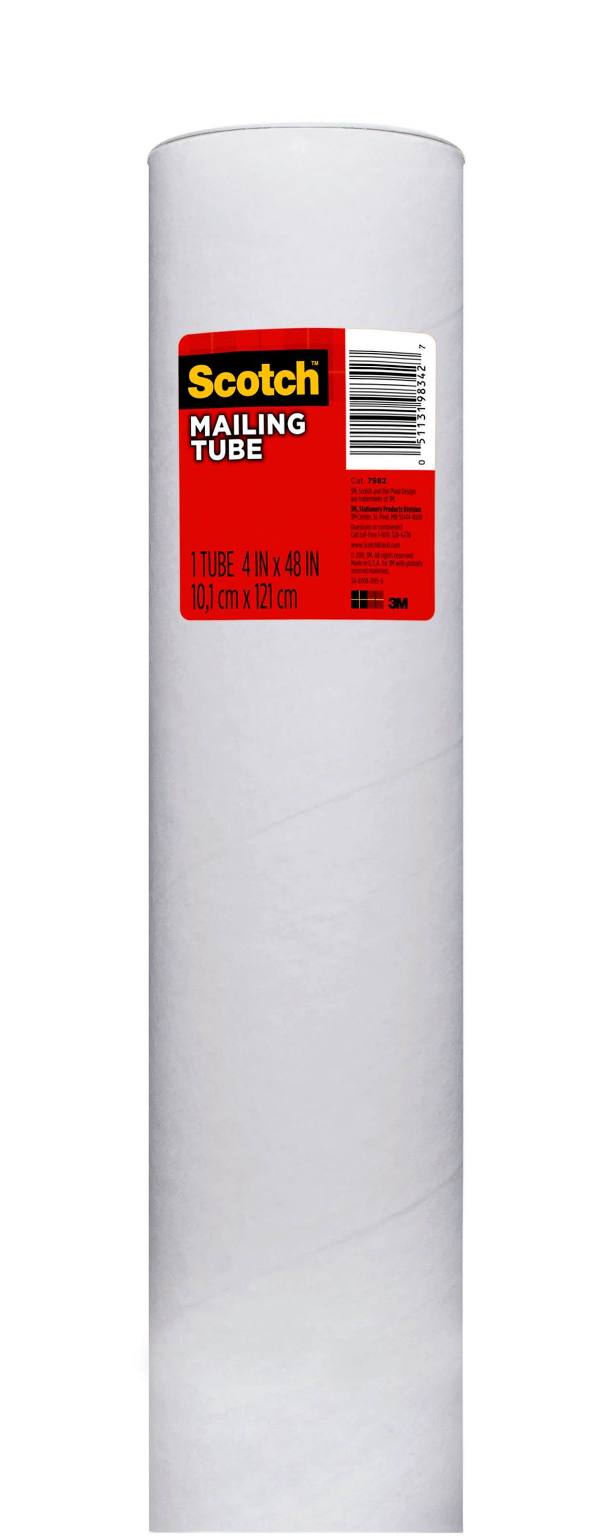 Durable 4 x 30 Mailing Tube - White: Ideal for Poster Storage