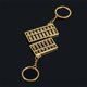 thumbnail image 5 of unbranded 3Ud Abacus Llavero Dorado Y Atractivo Para Regalo Y Uso Decorativo, 5 of 7