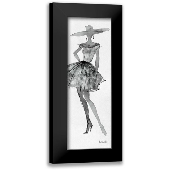 Tavoletti, Anne 7x14 Black Modern Framed Museum Art Print Titled - Fashion Sketchbook V