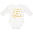 thumbnail image 3 of Inktastic New Year's Eve Squad with Stars in Gold Boys or Girls Long Sleeve Baby Bodysuit, 3 of 5