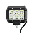 thumbnail image 2 of Riwesomey 4 Uds. Barra de luces Led de trabajo 18w barra de luces led 4x4 barra led todoterreno foco LED luces antiniebla lámpara de coche flash auto Bombillas para automóviles, 2 of 8