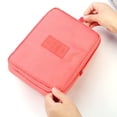 thumbnail image 2 of Bolsa de cosméticos de tela Oxford para mujer, bolsa de aseo impermeable de gran capacidad, multiusos, bolsa de almacenamiento portátil de doble capa para viajes, 2 of 6