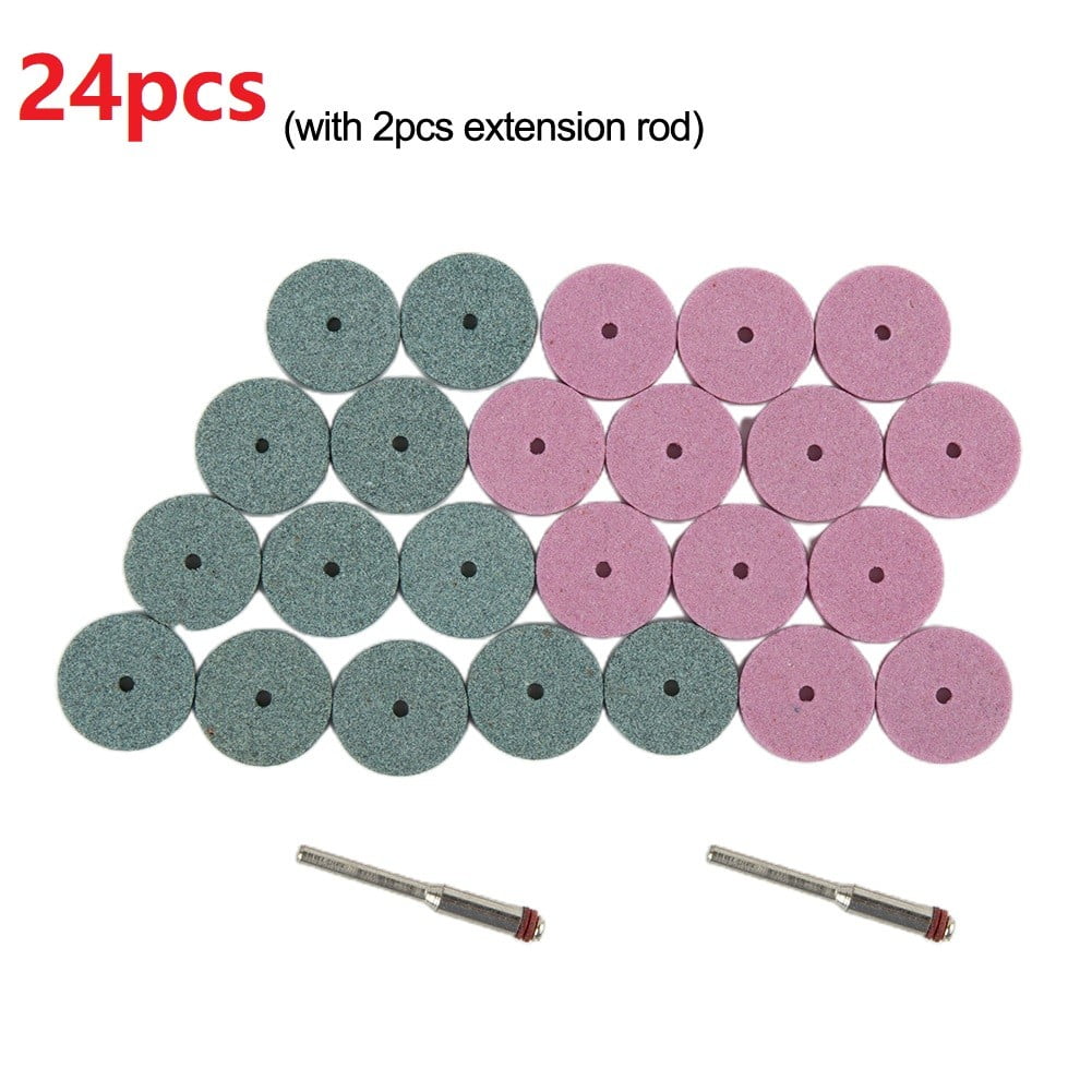 Fule 24Pc 20mm Grinding Wheel Polishing Mounted Stone For Grinder Drill