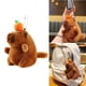 thumbnail image 2 of Capybara Schoolbag Pendant Keychain Large Capybara Funny Sweet Capybara Cartoon Charm for Boys Girls Vending Machine, 2 of 4