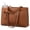 Brown-a, variant on Laptop Tote Bag for Women,15.6 Inch Work Bags PU Leather Teacher Tote Bag,Waterproof Quilted Computer Bag for Office Professional Briefcase Gifts