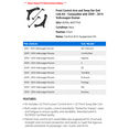 thumbnail image 2 of Front Control Arm and Sway Bar End Link Kit - Compatible with 2009 - 2014 Volkswagen Routan 2010 2011 2012 2013, 2 of 2