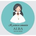 thumbnail image 1 of Pegatina de Mi Primera comunión, colección de nombre de Primera comunión, bautismo, etiqueta de regalo personalizada, 3-7 Cm, 1 of 4
