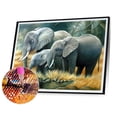 thumbnail image 2 of Cuadros Decorativos Cuadros Decorativos Elefantes migratorios 5D DIY Diamond Painting Kits Full Roun Tmvgtek embutido en tela, 2 of 8