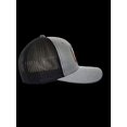 thumbnail image 4 of Zion National Park Trucker Hat w/Mesh Backing Woven Patch (Heather/Black), 4 of 4