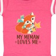 thumbnail image 4 of Inktastic Memaw Loves Me Fox Grandchild Boys or Girls Baby Bodysuit, 4 of 5