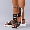 thumbnail image 5 of Beach Sandals for Women Walking Hiking Shoes Comfortable Summer Outdoor Athletic Camping Sport Roman Sandal, 5 of 9