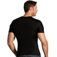 thumbnail image 2 of Crew Neck Men's Firming Compression Tight Under Shirt, 2 of 5