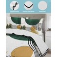 thumbnail image 4 of Quilts Twin XL Size, Green Yellow Boho Soft Comforter Bedding Set for Bed, Modern Abstract Geometric Lightweight Quilted Bedspread with Pillow Cover(2 Pieces) for All Season, 68x98 Inch, 4 of 6