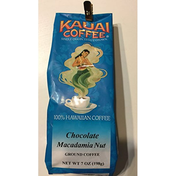 Kauai Coffee Company Chocolate Macadamia Nut Ground Coffee 7 oz. 100