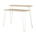 thumbnail image 4 of Ameriwood Home Haven Retro Computer Desk with Riser, Olive Green with Gold Legs, 4 of 9
