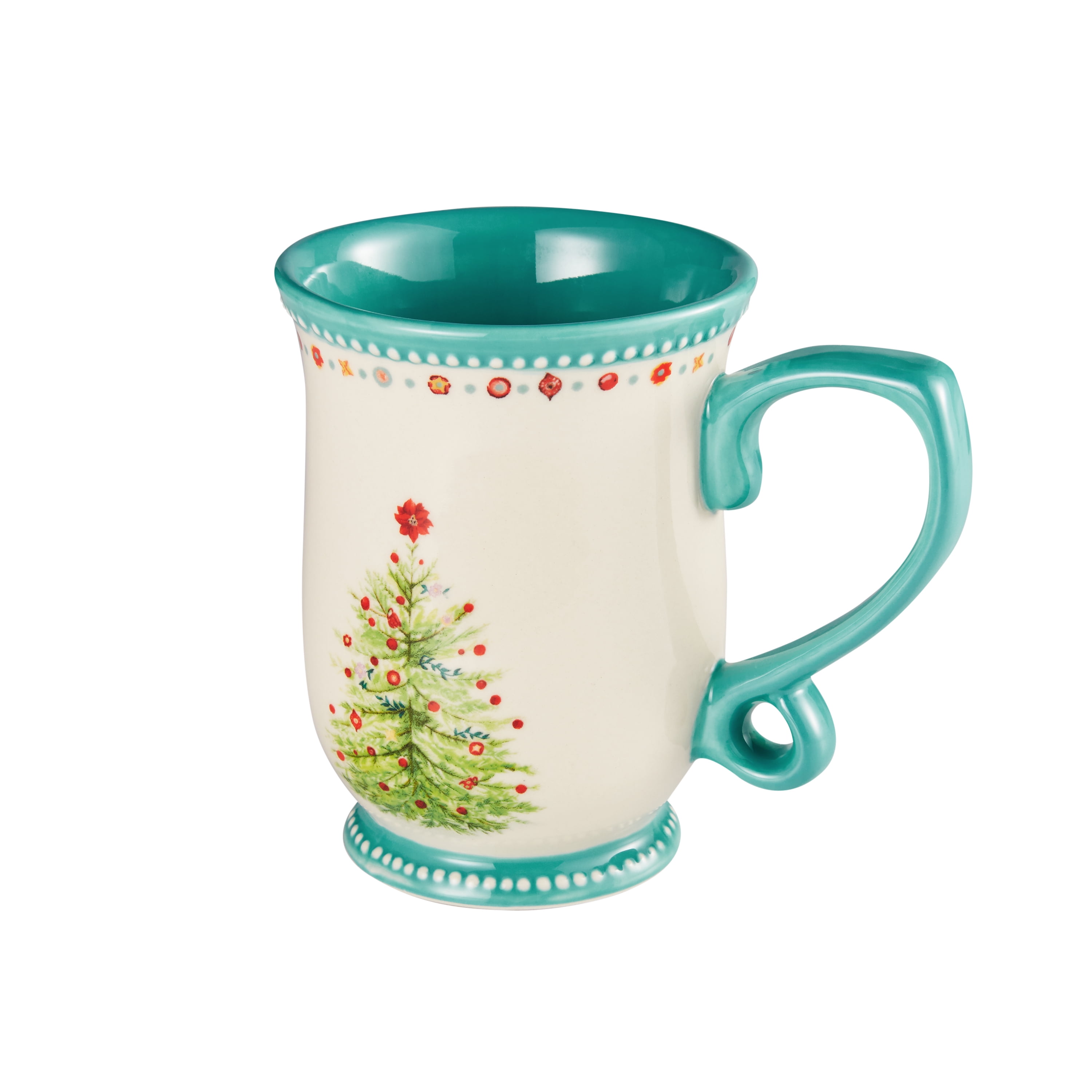 Pioneer Woman Stoneware Holiday Cheer 26 Oz Jumbo Latte Mug NEW Christmas 