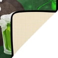 thumbnail image 3 of SKYSONIC St. Patrick's Day Shamrock Door mat Non Slip Floor Door Rug Soft Floor Mat for Kitchen Garden Bedroom Indoor Outdoor Entrance Home Holiday Decoration 23.6" x15.7", 3 of 7