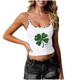 thumbnail image 1 of Camisetas sin Mangas de Cuello en U Impresas de Verano para Mujeres para Ocasional, Fiesta, Trabajo, Vacaciones, Toda la Temporada, 1 of 6