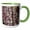 Green/White, variant on 3drose, British Columbia. Braided Garlic for Sale at Saturday Market, 15oz Mug