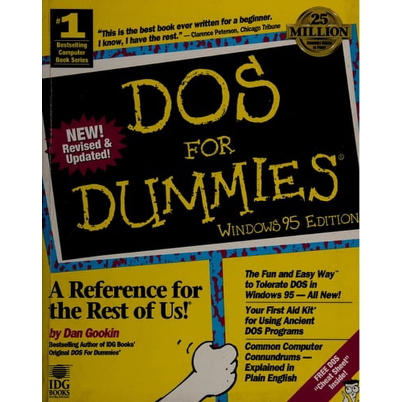 Pre-Owned DOS For Dummies Windows 95 Edition (Paperback) 1568846460 9781568846460