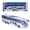 White, variant on Riousery 1:50 Scale Alloy Transit Bus Model Toy with Lights and Music, Pull-Back Simulation Vehicle for Children (Yellow, 7.5 inches / 19 cm)