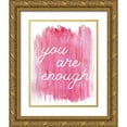 thumbnail image 1 of Jenner, Roya 26x32 Gold Ornate Wood Framed with Double Matting Museum Art Print Titled - You Are Enough, 1 of 4