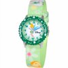 Disney Tinker Bell Girls' Stainless Steel Watch, Green Strap