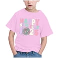 thumbnail image 5 of Godom Girls' Short Sleeve Shirts Crewneck Fashion Shirts Tee Summer Shirts, 5 of 7