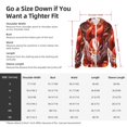thumbnail image 5 of Lsque Red Leaf Flame Fox UPF 50+ Lightweight Sun Protection Men's Women's Long Sleeve Shirt, Hoodie Performance -X-Large, 5 of 9