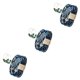 thumbnail image 4 of Pulseras y pendientes Jumpingount Estampado de leopardo Acrílico Estilo vintage, 4 of 6