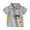 Gray, variant on KYAIGUO Kids Boys Lapel T-Shirt Toddler Cozy Cotton Lightweight Short Sleeve Shirt with Cute Cartoon Print Summer T-Shirt Sized 1-6T