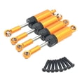 thumbnail image 1 of Xingzhi 4piece 1/18 Front Rear Shock Absorber Aluminum Alloy Wear-resistant Rc Front Rear Shock Absorber For HS 18301 RC Car Part Golden, 1 of 6