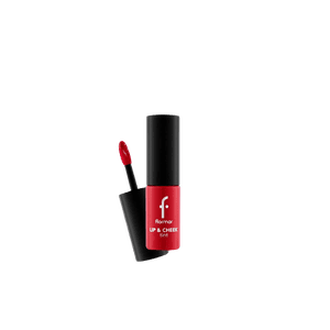 Flormar Lip & Cheek Tint - Matte and Lasting Water Based Liquid Lip/Cheek Tint - 001 Scarlet Ruby