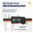 thumbnail image 5 of Fraction Calipers Metal Digital Vernier Caliper Stainless Steel Material Instruments 150mm/6In Micrometer Depth Measuring Tool ,Easy to Operate, 5 of 8